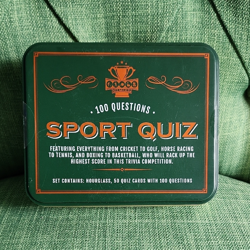 Sport Quiz Game - Green and Gold